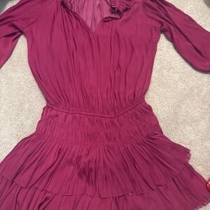 Current Air Burgundy Mini Dress